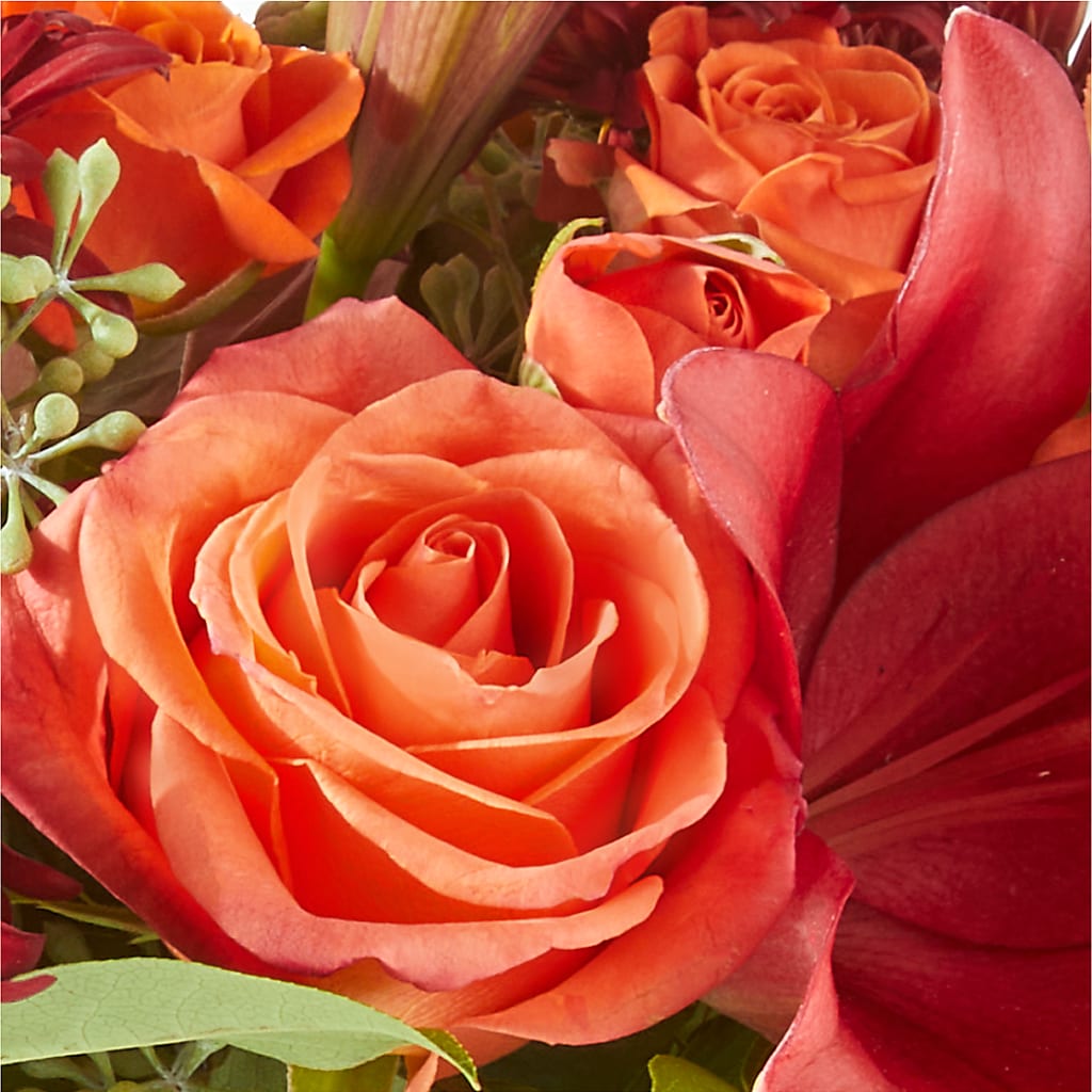 Crimson Leaves Bouquet –  Bakers, Wichita KS