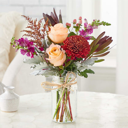 Moody Hues Bouquet –  Bakers, Wichita KS
