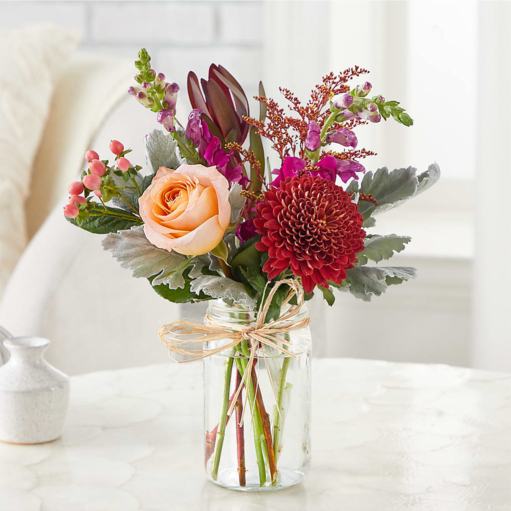 Moody Hues Bouquet –  Bakers, Wichita KS