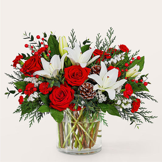 Best in Snow Bouquet –  Bakers, Wichita KS
