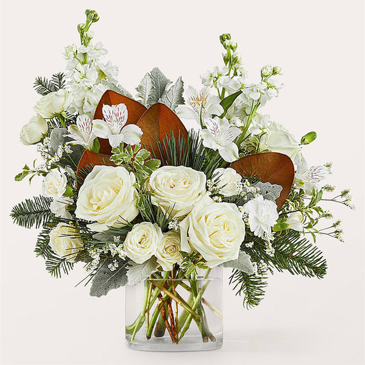 Fresh Snowfall Bouquet –  Bakers, Wichita KS