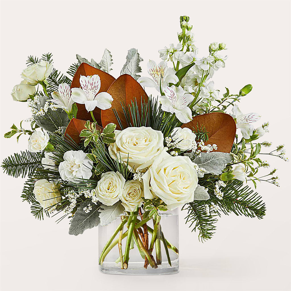 Fresh Snowfall Bouquet –  Bakers, Wichita KS
